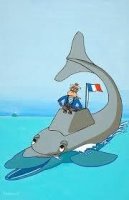 Emmanuel Macron, le singe et le dauphin