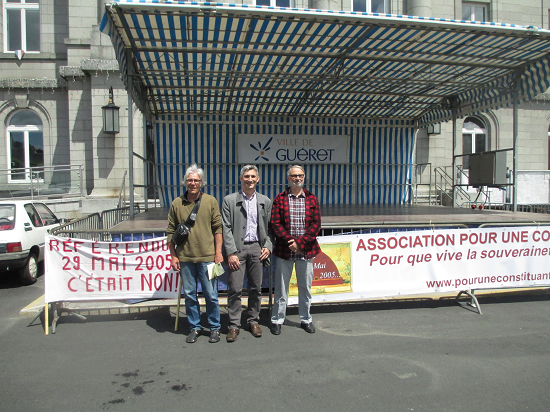 Photo devant la mairie de Guéret - 29 mai 2015