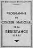 C.N.R. : attachement au suffrage universel et à l'internationalisme